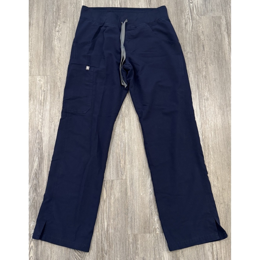 FIGS Kade Cargo Scrub Pants Women XS Petite Navy Technical Collection T21004P
